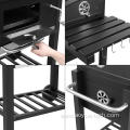 Large Portable Trolley Barrel Charcoal BBQ Grill